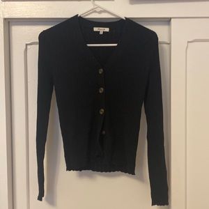Madewell Black Cardigan-XS